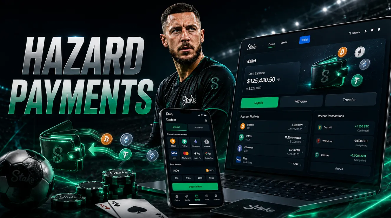 Eden Hazard Casino Deposits and Withdrawals