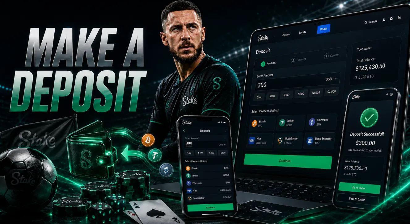 How to Deposit at Eden Hazard Casino