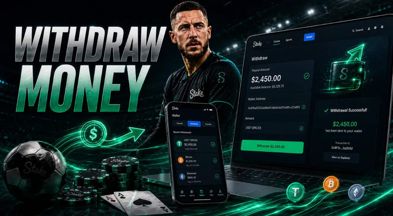 How to Withdraw Money from Eden Hazard Casino